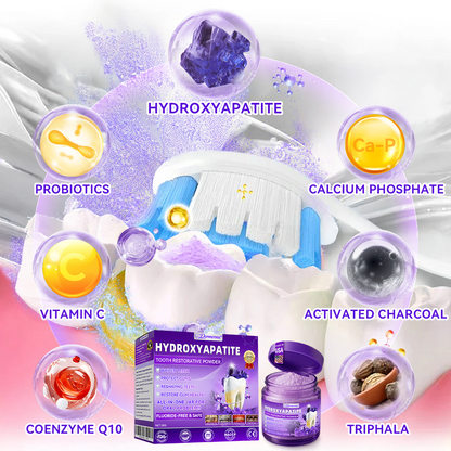 Dentist Recommended 🎉 Dormorna® Hydroxyapatite Teeth Whitening Powder – (Comprehensive Protection for Your Oral Health and Teeth) 🏆