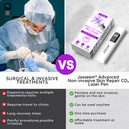 𝐉𝐚𝐬𝐬𝐞𝐞𝐦® 🔥𝐀𝐝𝐯𝐚𝐧𝐜𝐞𝐝 𝐍𝐨𝐧-𝐢𝐧𝐯𝐚𝐬𝐢𝐯𝐞 𝐒𝐤𝐢𝐧 𝐑𝐞𝐩𝐚𝐢𝐫 𝐂𝐎₂ 𝐋𝐚𝐬𝐞𝐫 𝐏𝐞𝐧(Gently gets rid of warts, moles, age spots, and skin tags – no pain, no fuss!)