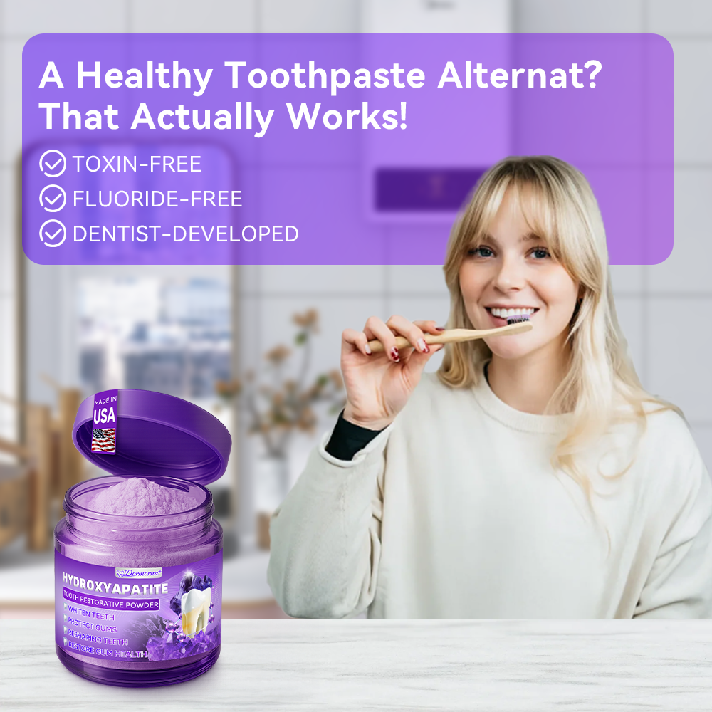 Dentist Recommended 🎉 Dormorna® Hydroxyapatite Teeth Whitening Powder – (Comprehensive Protection for Your Oral Health and Teeth) 🏆