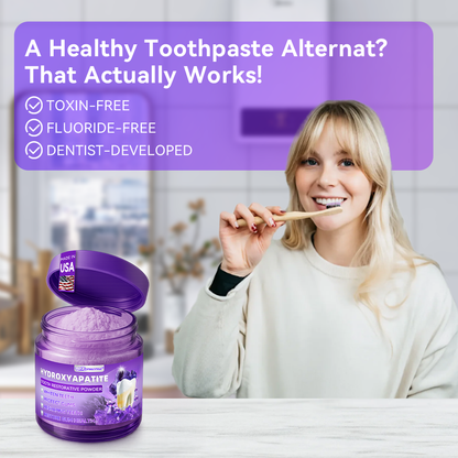 Dentist Recommended 🎉 Dormorna® Hydroxyapatite Teeth Whitening Powder – (Comprehensive Protection for Your Oral Health and Teeth) 🏆